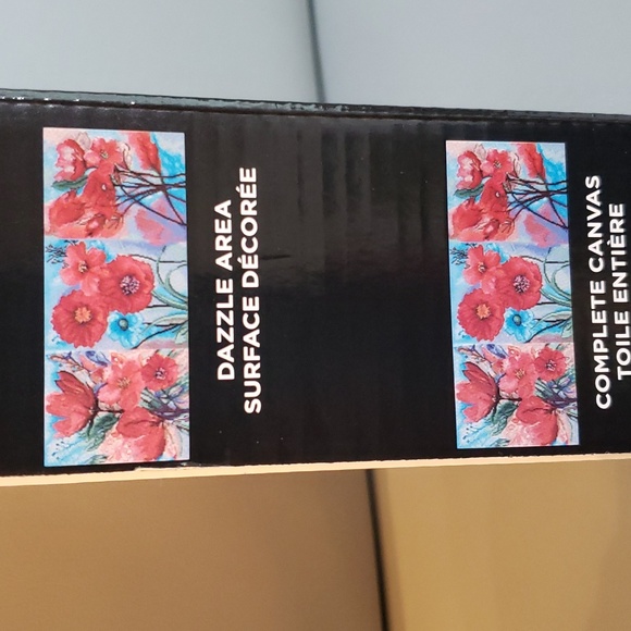 3 panel poppies diamond art kit NIB - Picture 6 of 7